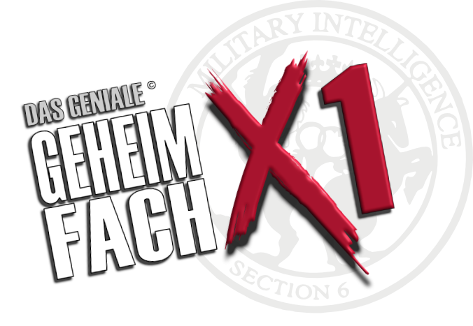 Das geniale Geheimfach X1 – Logo